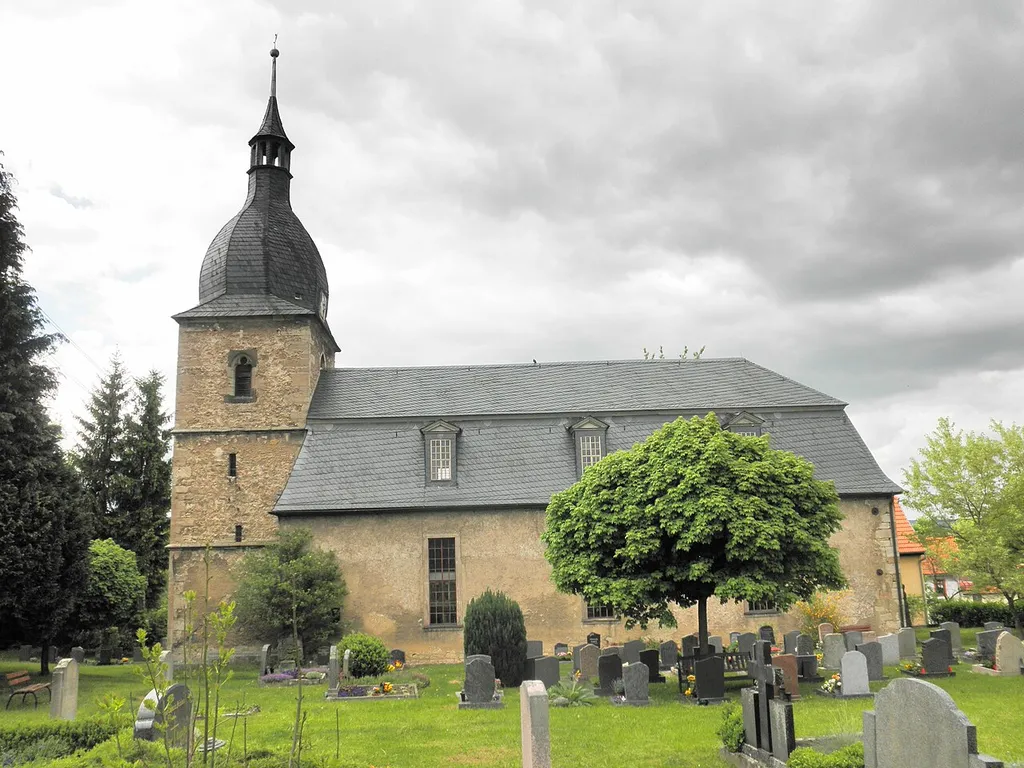 Church in Niedergrunstedt (Weimar) in Thuringia
