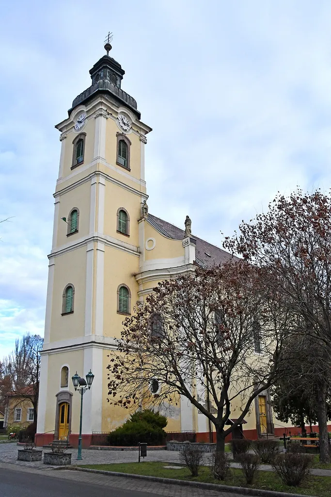 Roman Catholic church in Jászárokszállás, Jász-Nagykun-Szolnok, Hungary