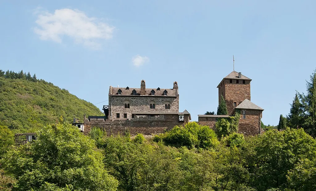 Treis-Karden (Rhineland-Palatinate, Germany) – district Treis – castle Wildburg – western aspect