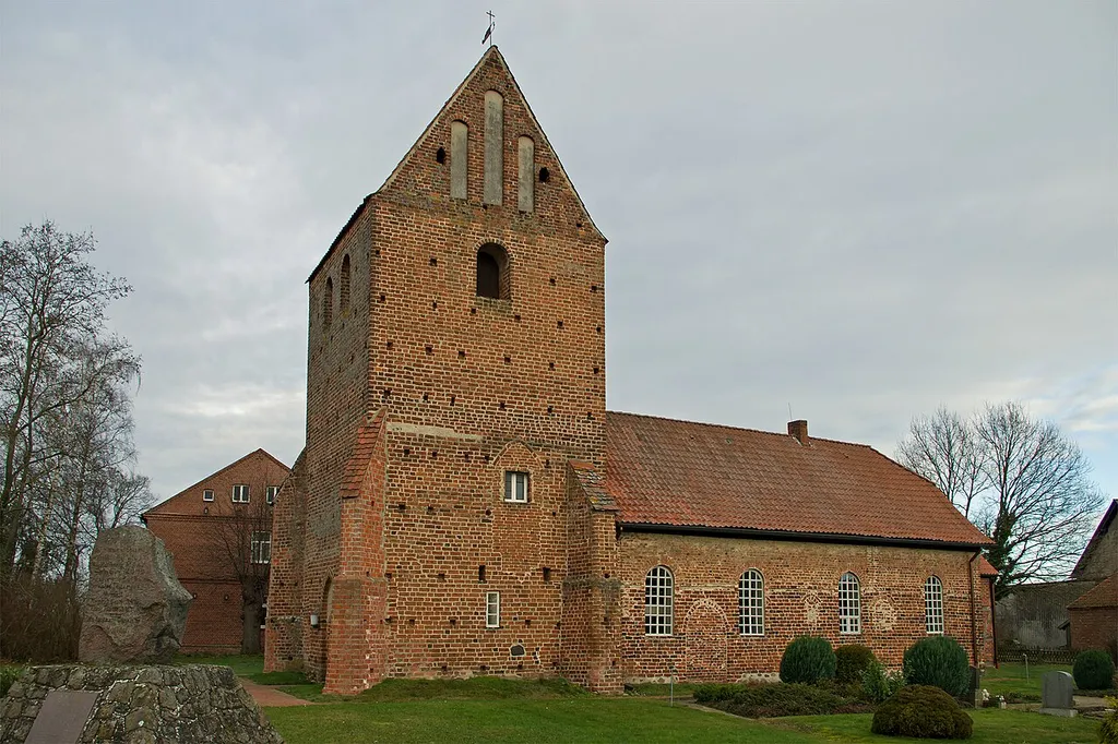Church of the village Holtorf (district Lüchow-Dannenberg, northern Germany).