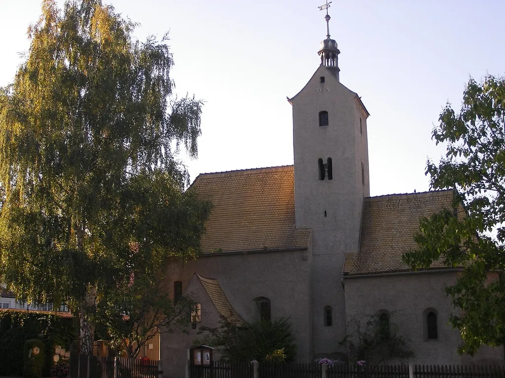 The church in the Altenburger district Rasephas in Thuringia/Germany.