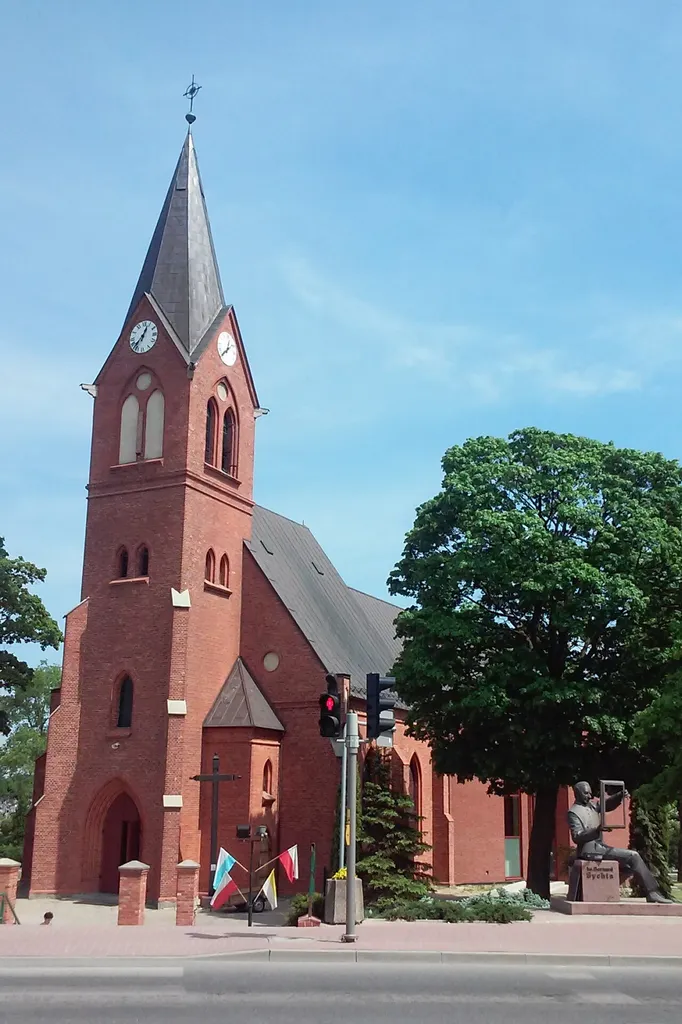 Saint Martin church (new) in Sierakowice (Pomerania) in 2017.