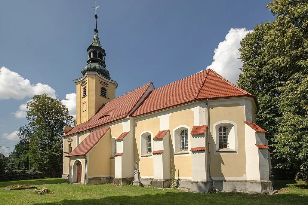 Wojsław - rzymskokatolicki kościół parafialny p.w. Wszystkich Świętych, XVI, XVIII