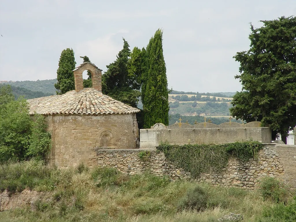 Church of Santa Maria, in Caladrones, Benabarre, province of Huesca.