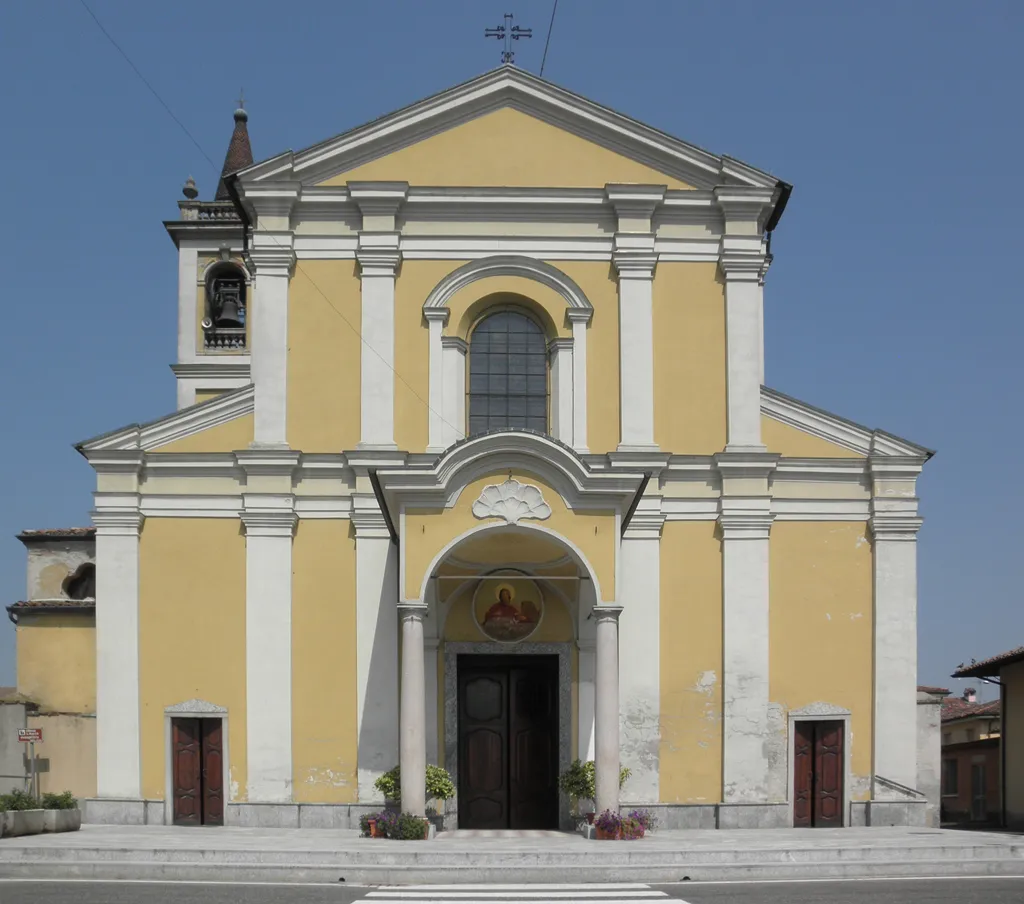 La chiesa parrocchiale di San Marco Evangelista a Mairago.