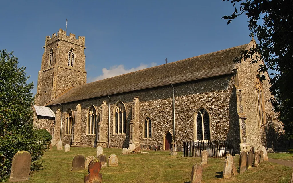 The church of St Mary the Virgin Hemsby, Norfolk, SE aspect