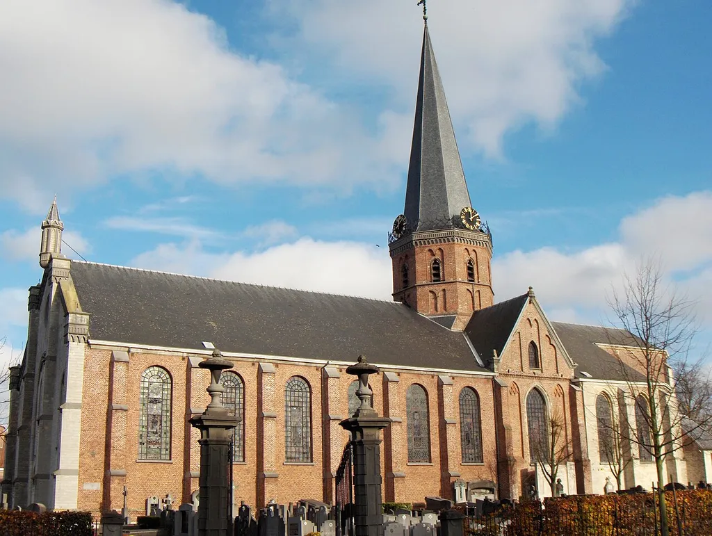 Sinaai (Ortsteil der Stadtgemeinde Sint-Niklaas, Belgien, Prov. Ostflandern), Katharinakirche.