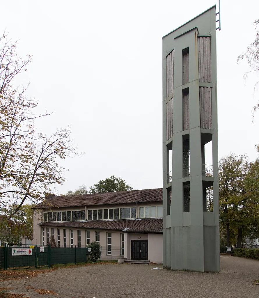 Marl, Monument 35 Erlöserkirche Brassert, Westansicht