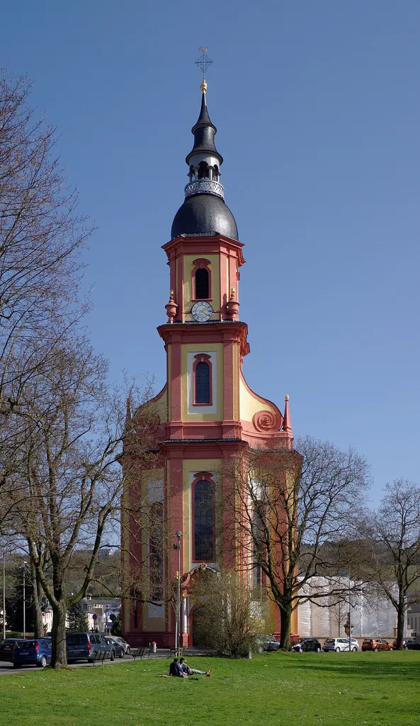 Trier, Kirche St. Paulin nach der Außenrenovierung von 2015