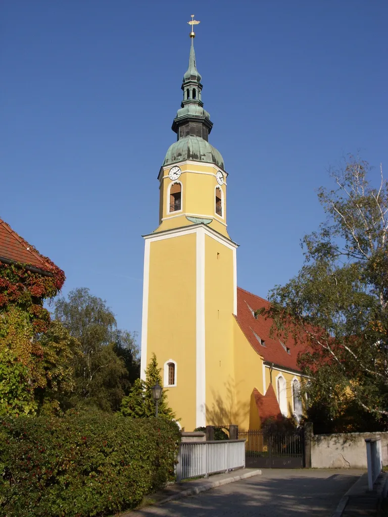Protestant church in Königswartha, Bautzen district.