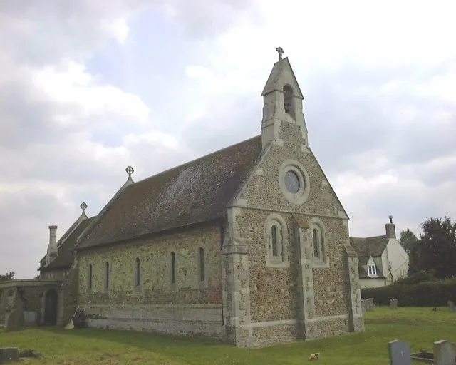 St Michael's parish church, Toseland, Cambridgeshire (formerly Huntingdonshire), seen from the northwest