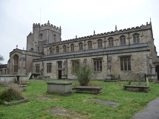 Minster church of St Denys, Warminster, Wiltshire, seen from the north