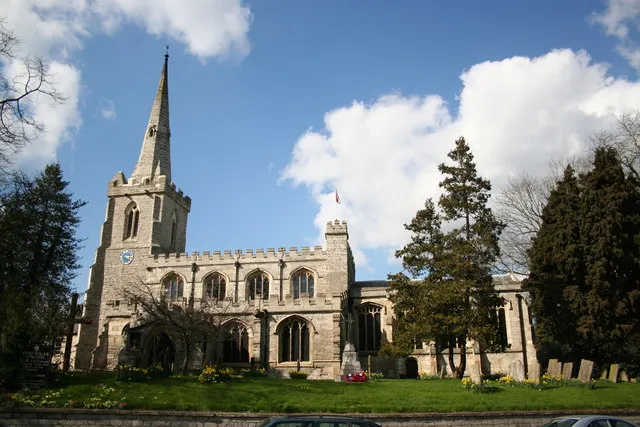 St Nicholas' parish church, Tuxford, Nottinghamshire, seen from the south