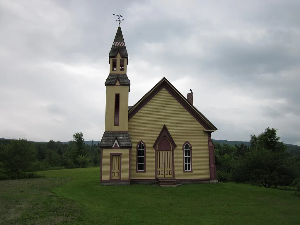 Church in Stannard, Vermont This is an image of a place or building that is listed on the National Register of Historic Places in the United States of America. Its reference number is 78000229 (Wikidata).