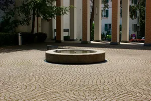 court fountain St. Mary's church