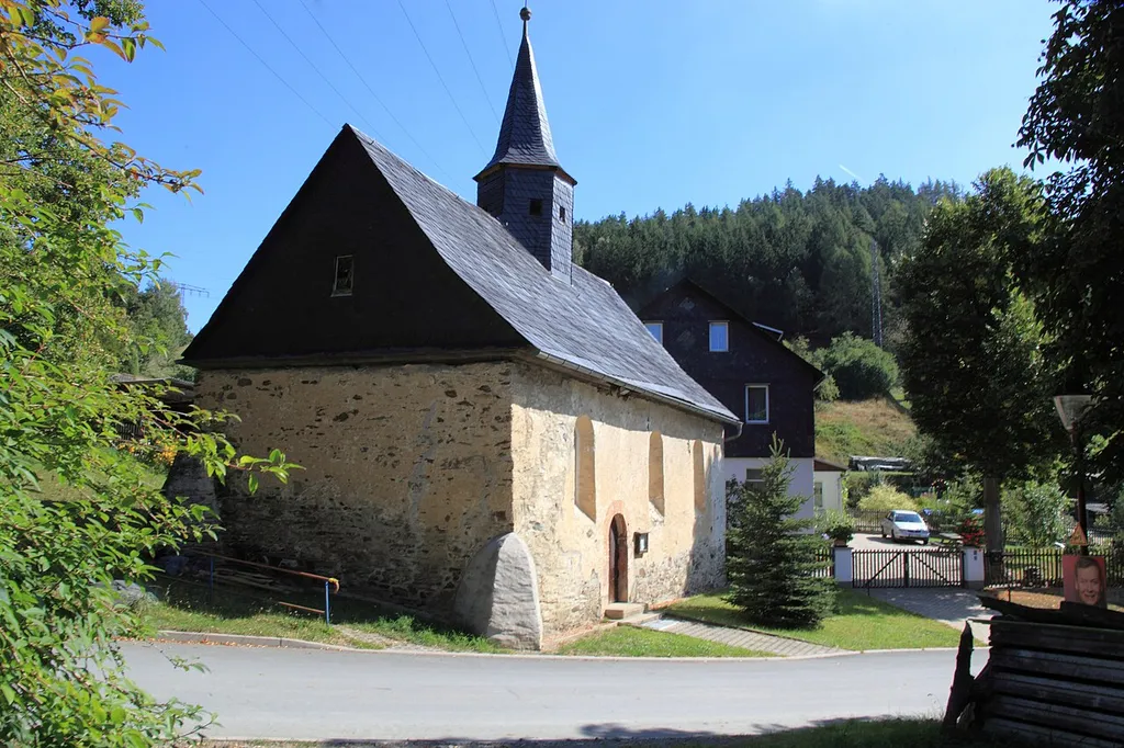 Dorfkirche in Döhlen, Gemeinde Probstzella, Thüringen