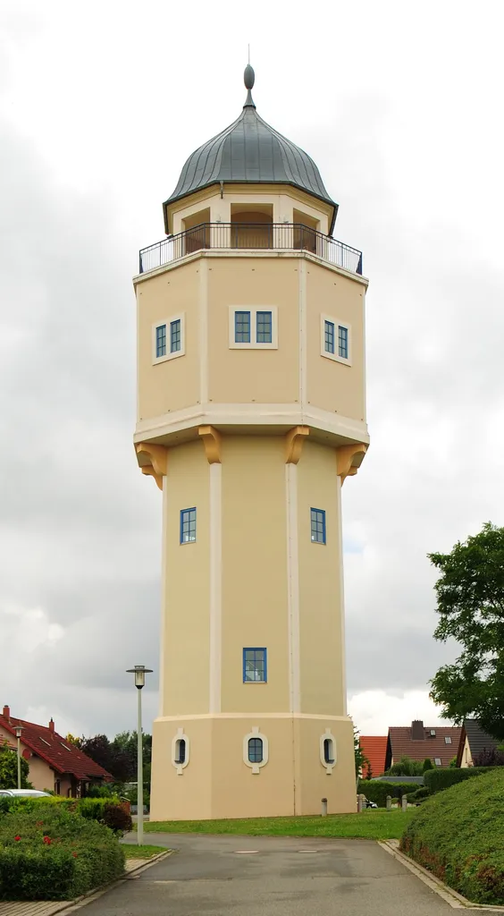 Zwickau Oberplanitz, Wasserturm (Landkreis Zwickau, Sachsen, Deutschland)