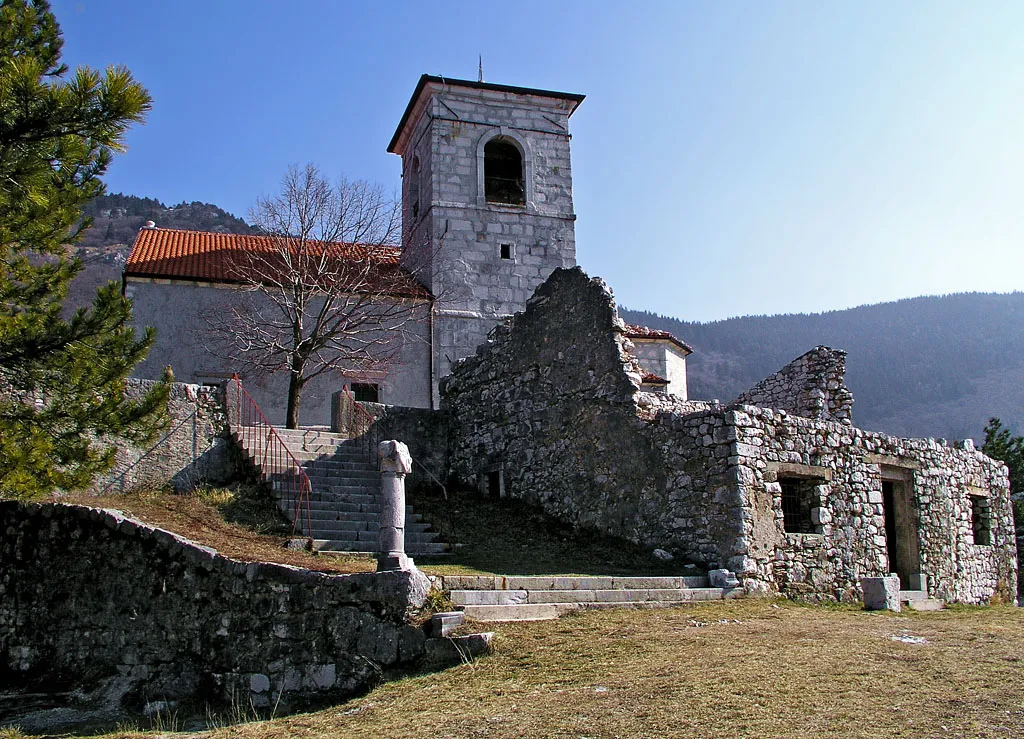 Vitovlje, the church of Santa Marija (of the snow).