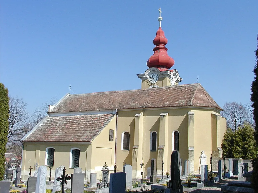 Pfarrkirche hl.Stefan in Frauendorf, Sitzendorf an der Schmida Object location48° 34′ 18.66″ N, 15° 56′ 11.83″ E View this and other nearby images on: OpenStreetMap 48.571850; 15.936620