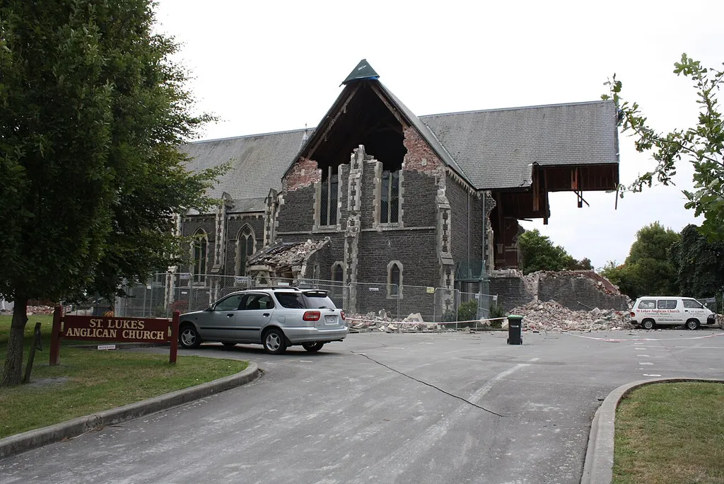 St Lukes Church as seen from Kilmore Street on 25 February 2011.
