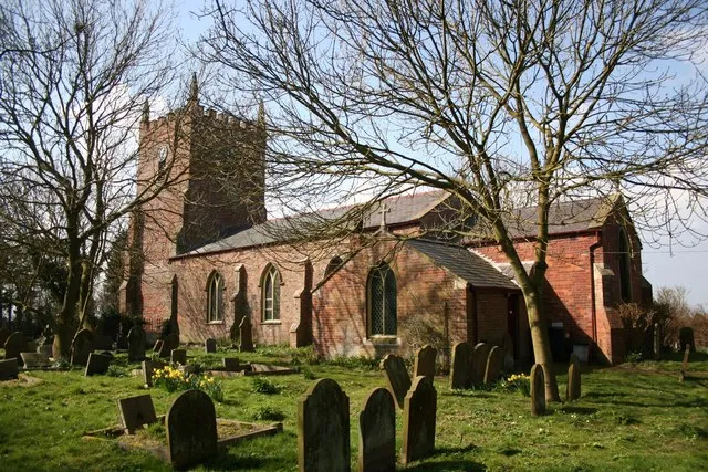 St.Peter's church Red brick church with 14th century origins, a tower of 1606, nave of 1842 and chancel of 1941