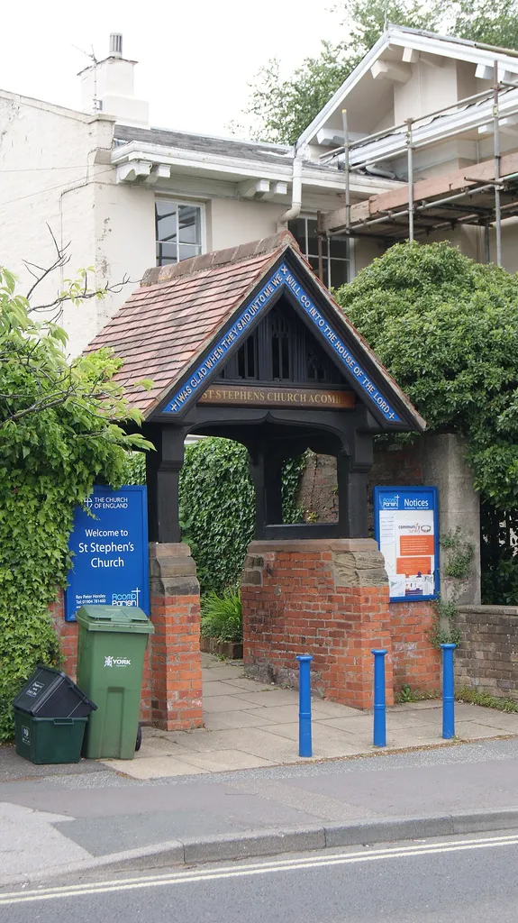 St Stephen's parish lychgate, York Road, Acomb, North Yorkshire