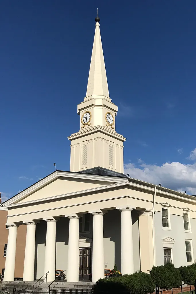 Lexington Presbyterian Church on South Main Street in Lexington, Virginia.