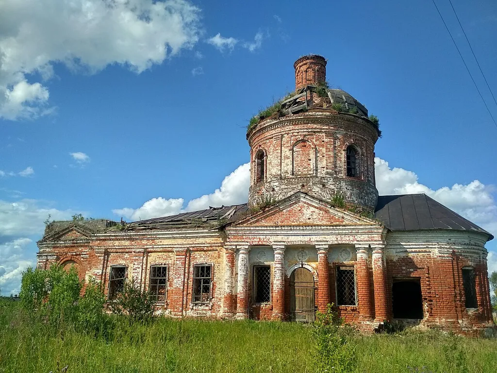 Церковь Покровская: Пирогово, Нерехтский район, Костромская область