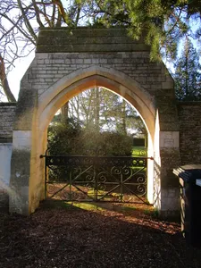 Gateway, Gates And Wall At Churchyard Of St Martin