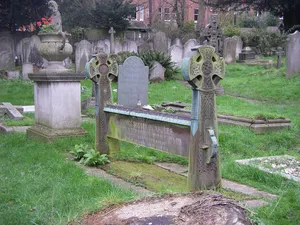 Tomb Of George Du Maurier And Wife In St Johns Churchyard Extension