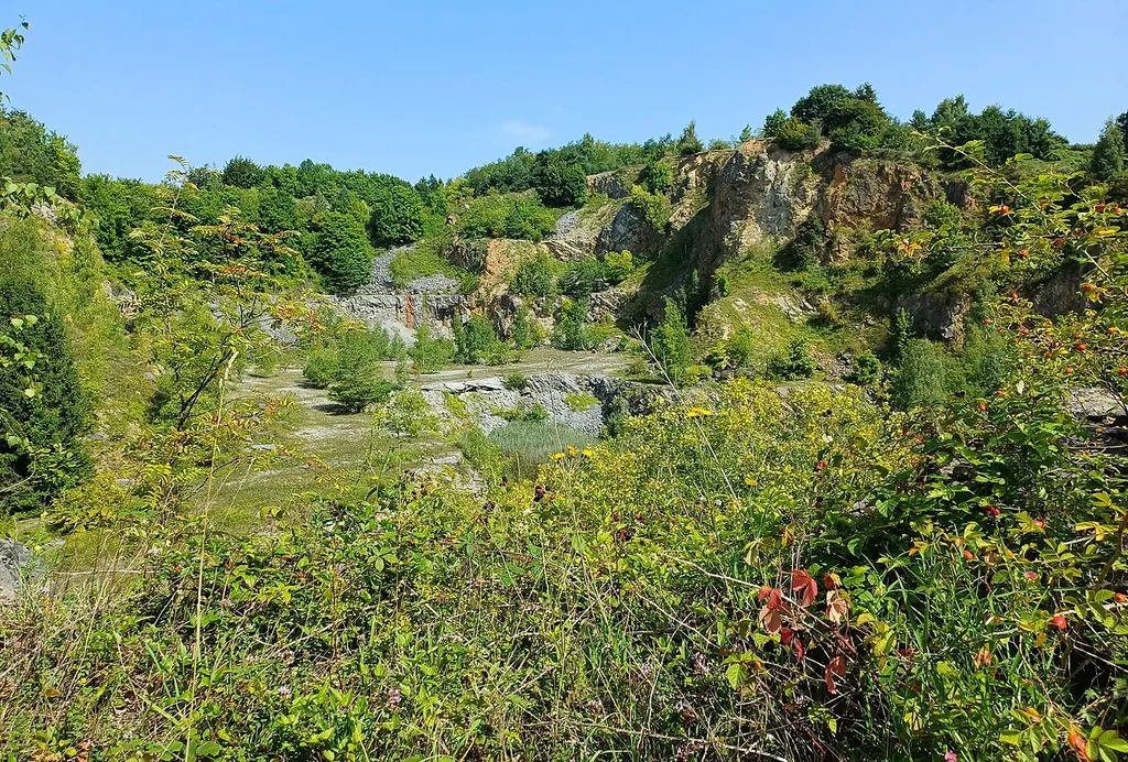 Steinbruchbereiche Bernhardshammer und Binsfeldhammer