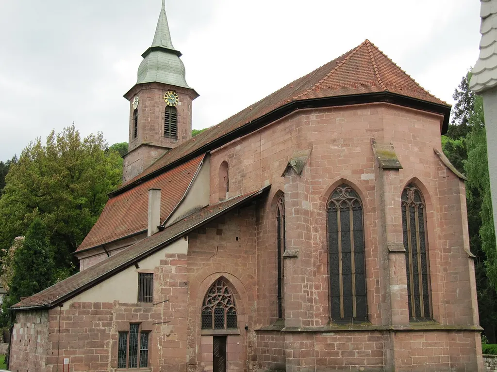 Alte Sakristei mit Kirche, Bad Herrenalb