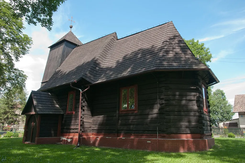 Świniary Wielkie - kościół filialny p.w. św. Bartłomieja, drewn., 1672 (zabytek nr 73/54 z 19.05.1954)
