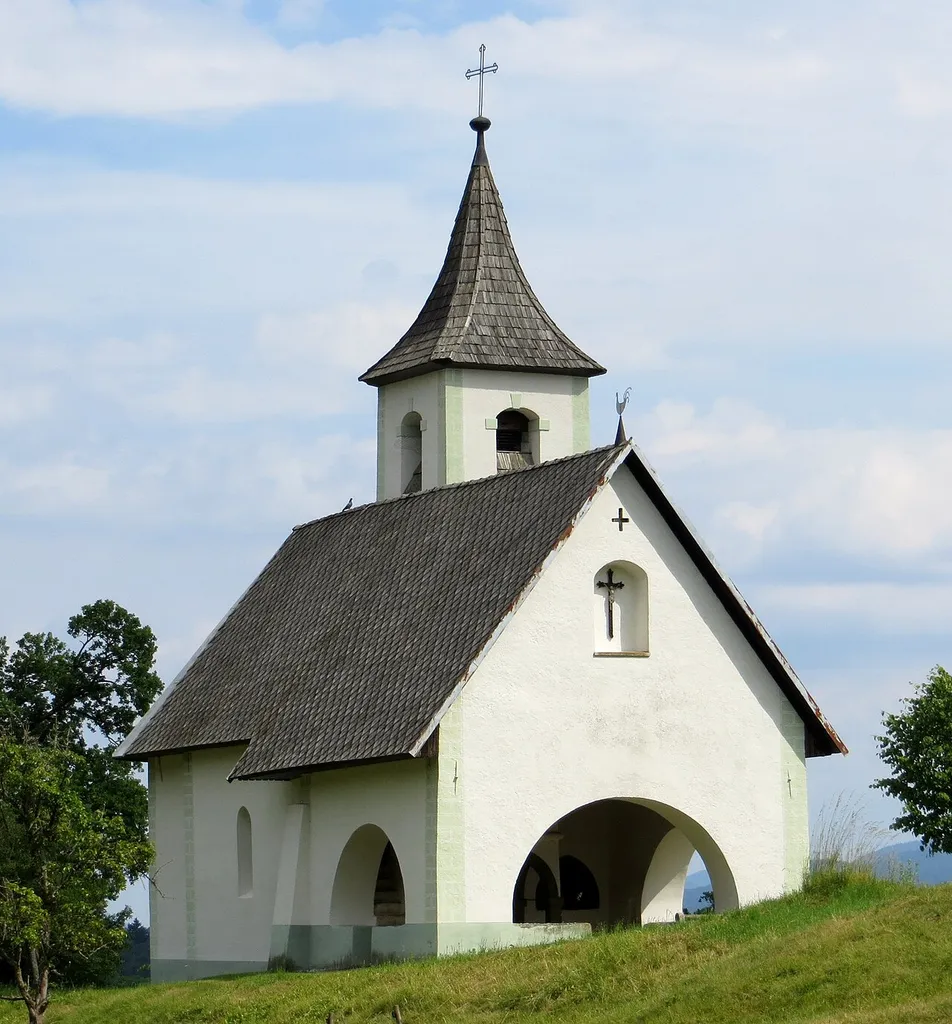 Holy Trinity Church in Zasip, Municipality of Bled, Slovenia