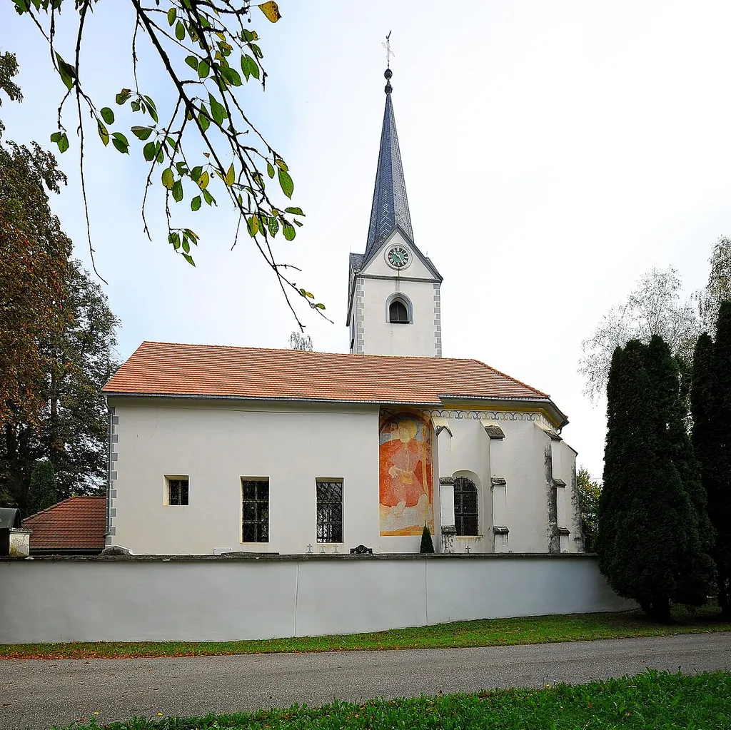 Subsidiary church Saint Oswald at Thon, municipality Grafenstein, district Klagenfurt Land, Carinthia / Austria / EU