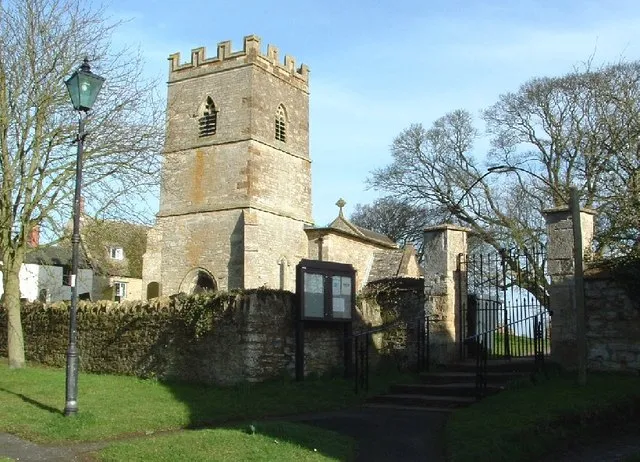 St Peter's parish church, Greatworth, Northamptonshire, seen from the southwest