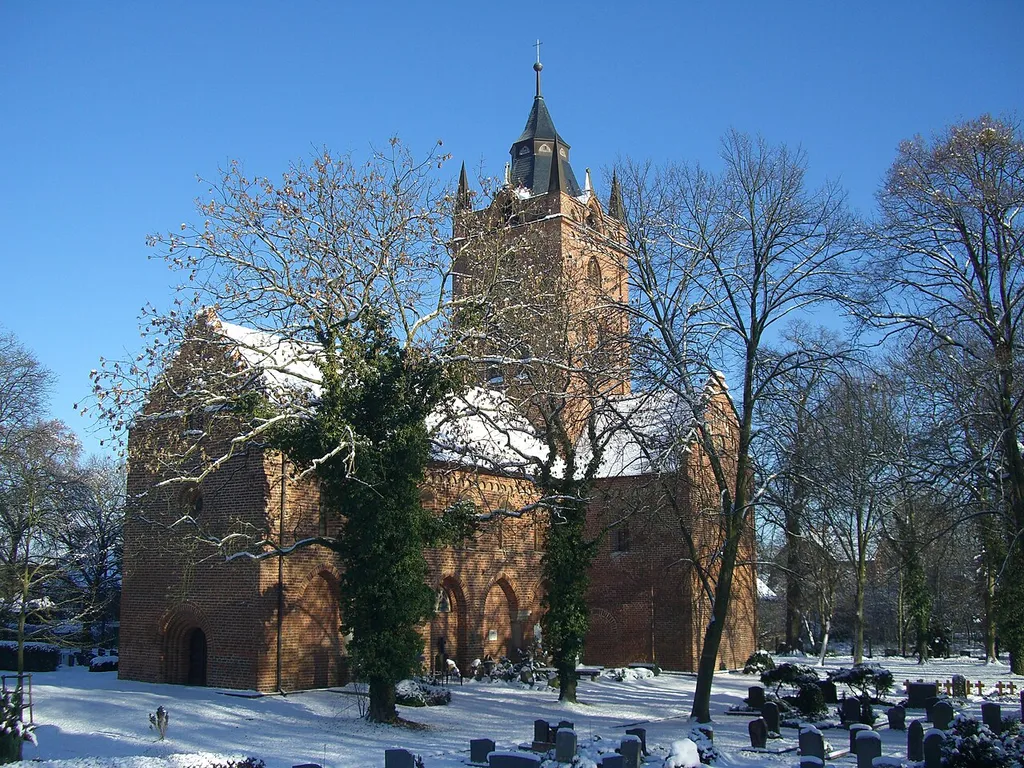 Pötnitzer Kirche im Winter
