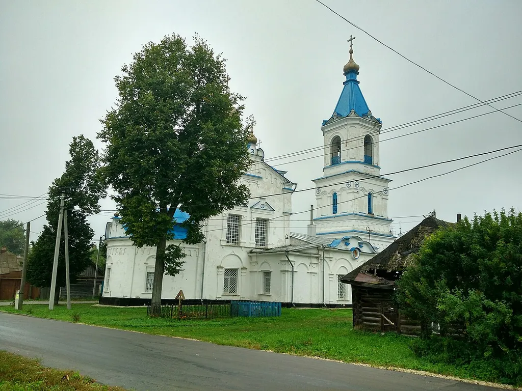 Стефановская (Рождества Богородицы) церковь с интерьером: улица Музейная, 15, Белёв, Белёвский район, Тульская область