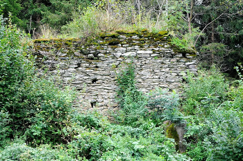 Ruins of the castle Schaumburg in Schaumboden, municipality Frauenstein, district Sankt Veit, Carinthia, Austria, EU