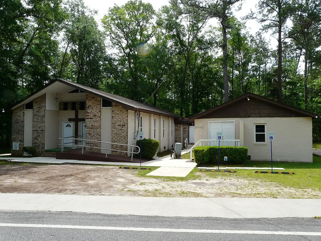Galilee Primitive Baptist Church on Capitola Road in Chaires, Florida.