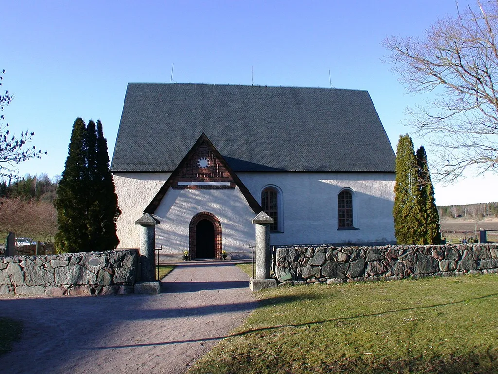 Ekeby church, Östhammar, Diocese of Uppsala, Sweden This is a photo of an ecclesiastical monument in Sweden, number 21320000039532 (sub-number: 21400000444526) in the RAÄ buildings database.