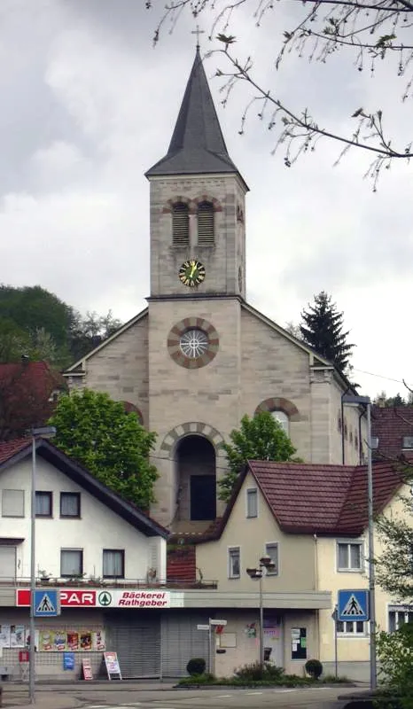 Church in Spiegelberg, Baden-Württemberg, Germany