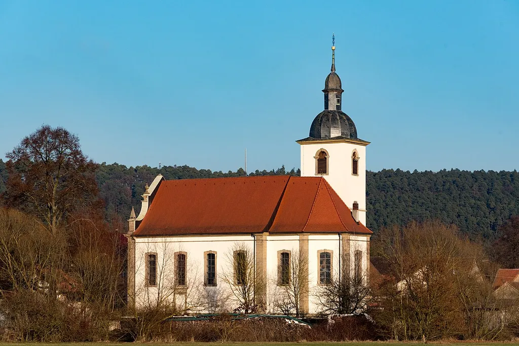 Burgpreppach, Gemeinfeld, Kath. Pfarrkirche Mariä Gebur