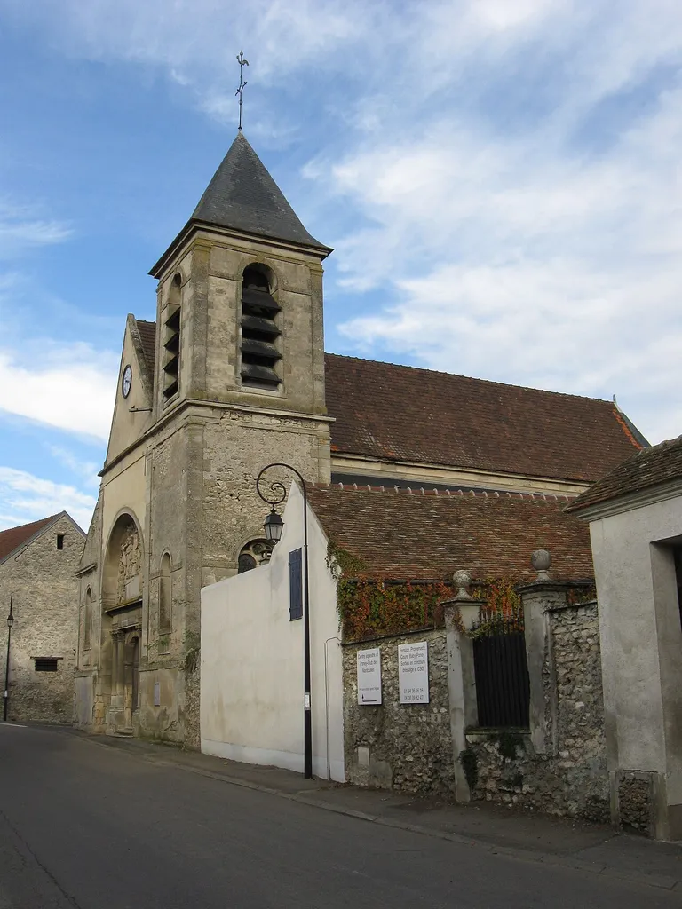 Église Saint-Denis de Nantouillet. (département de la Seine-et-Marne, région Île-de-France).