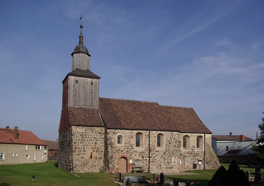 Niedergörsdorf Ortsteil Lindow in Brandenburg. Die Kirche steht unter Denkmalschutz.