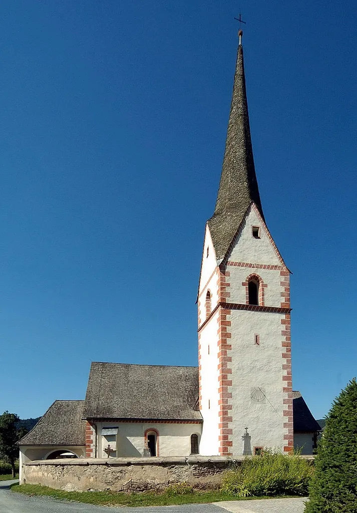 Subsidiary church Saint Martin in Sankt Martin, municipality Sankt Georgen am Längsee, district Sankt Veit, Carinthia, Austria, EU