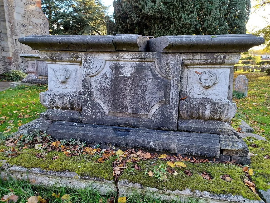 Grimstead family chest tomb, St. Mary's Churchyard, Redbourn, Hertfordshire, England. early-mid 18th century. Grade II listed.