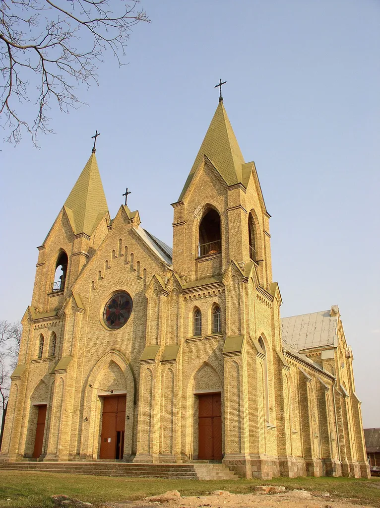 Church of Saint Virgin Mary, Rakaw, Belarus.
