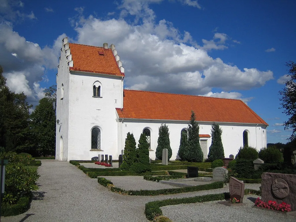 Picture of Borgeby church, Lomma, Sweden.