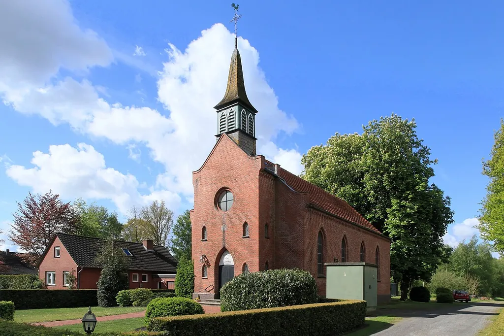 Splittingkirche, Splitting rechts in Papenburg